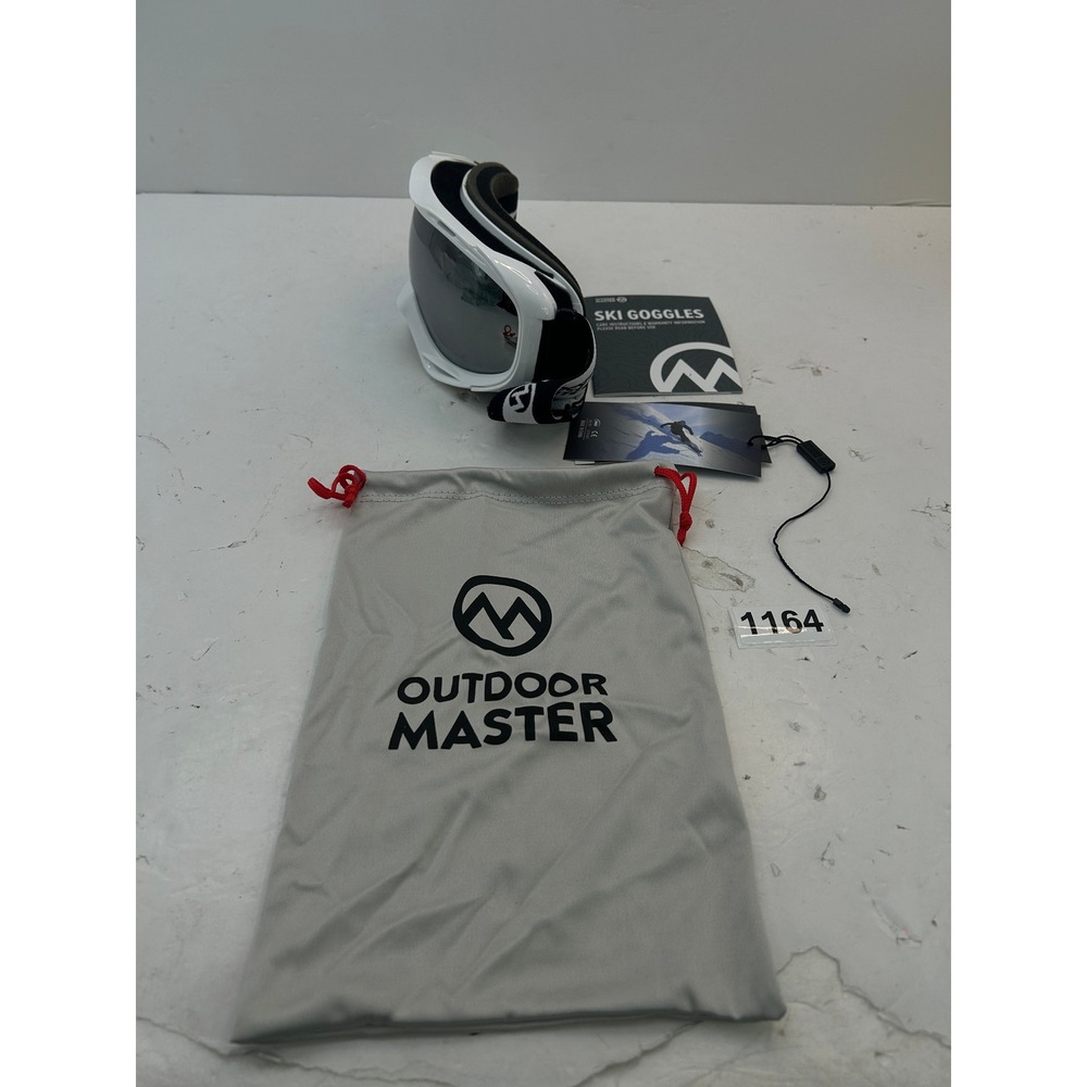 Outdoor Master Ski Goggles  One Size White